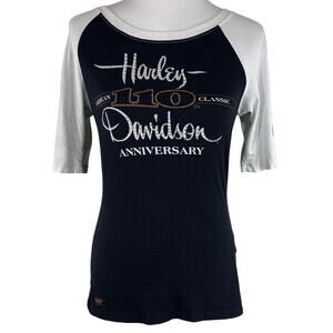 Harley-Davidson 110 Year Anniversary Shirt, Women's, Medium